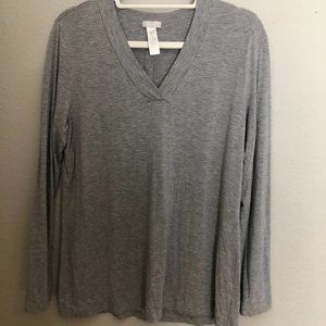 HANRO Super Soft V Neck Lounge Tunic Top